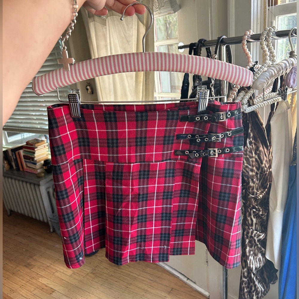 Y2K Plaid Mini Skirt